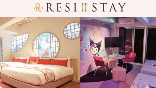 RESI STAY THE KYOTO Hello Kitty & Sanrio Hotel Rooms in Kyoto and Hyogo